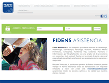 Tablet Screenshot of fidensasistencia.com